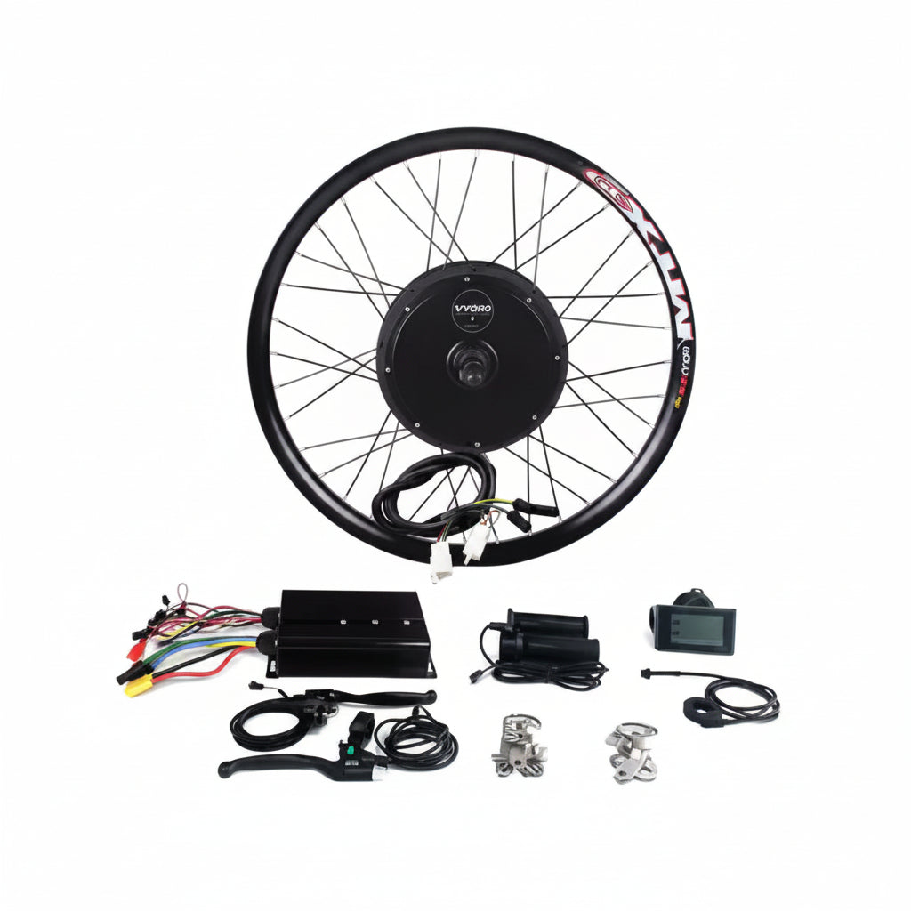 3000W E-Bike Conversion Kit Australia – Rear Hub Motor – Vyqro Kits
