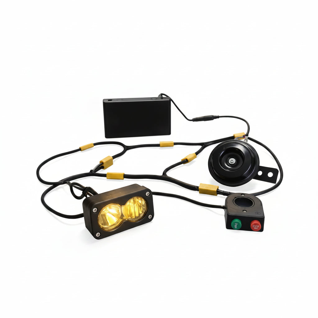 Sur-Ron Baja LED Headlight & Horn – Plug and Play