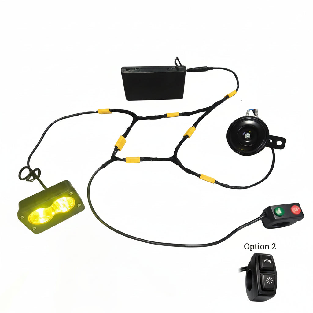 Sur-Ron Baja LED Headlight & Horn – Plug and Play