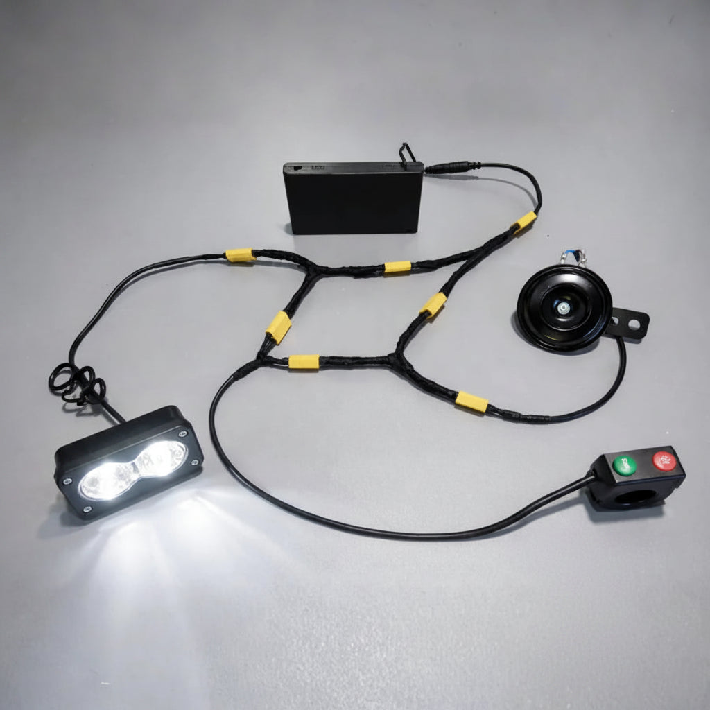 Sur-Ron Baja LED Headlight & Horn – Plug and Play